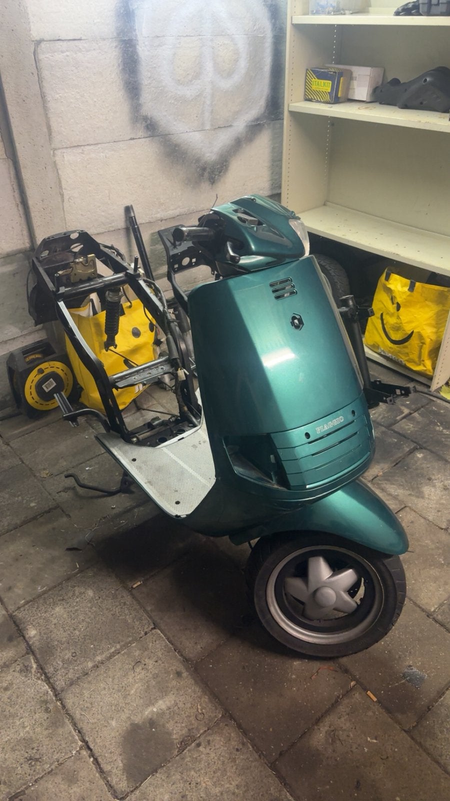 Piaggio skr frame zonder papieren, Ophalen, Gebruikt, Overige modellen