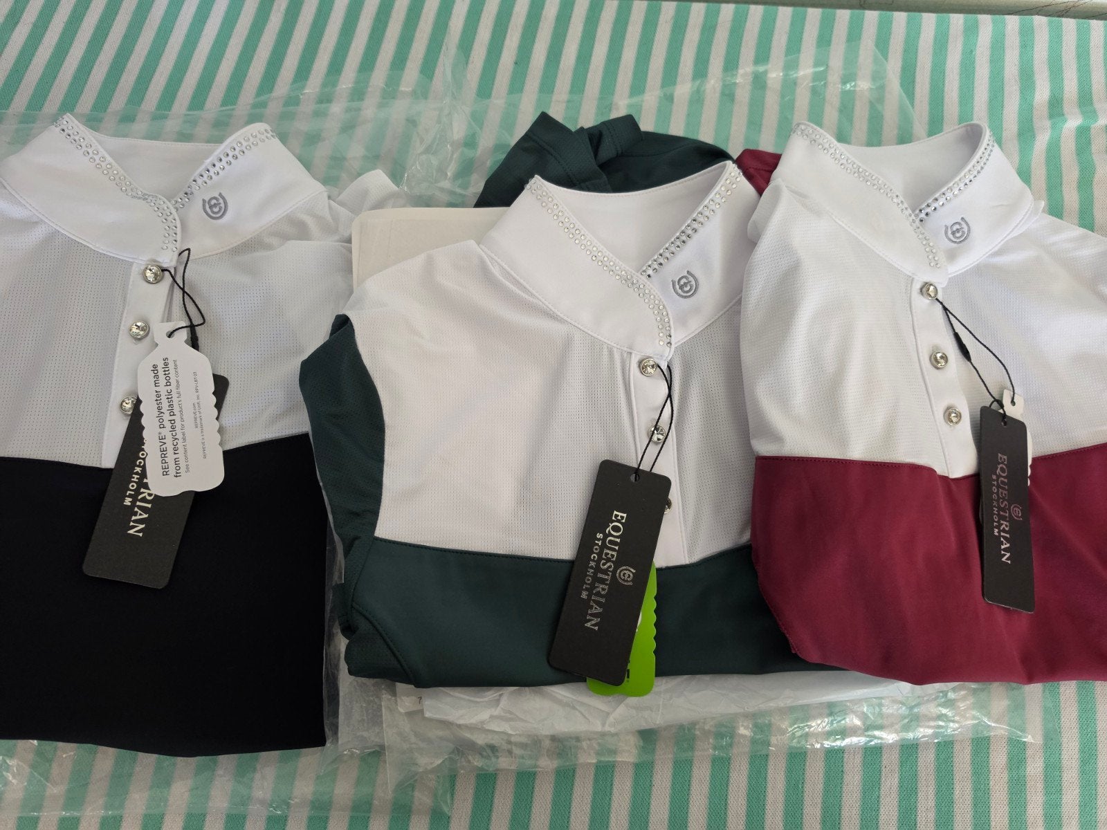 diverse maten kleuren Equestrian Stockholm wedstrijd shirts, Ophalen of Verzenden, Dressuur, Bovenkleding