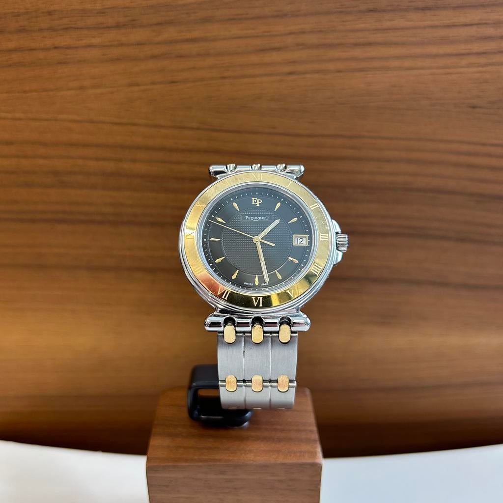 Pequignet Horloge, Sieraden, Tassen en Uiterlijk, Horloges | Heren, Ophalen of Verzenden, Zo goed als nieuw, Staal, Overige merken