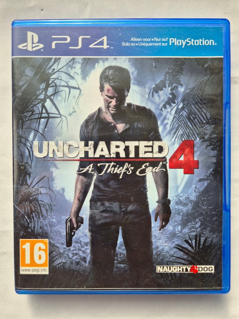 UNCHARTED 4 a thief's end, Gebruikt, 1 speler, Racen en Vliegen, Ophalen of Verzenden