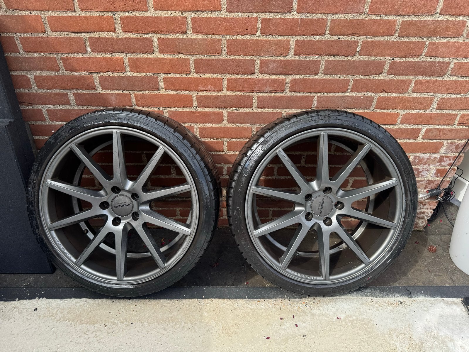 Originele Vossen VFF-1 Velgen 19inch 5x112, 19 inch, Gebruikt, Banden en Velgen, Ophalen of Verzenden