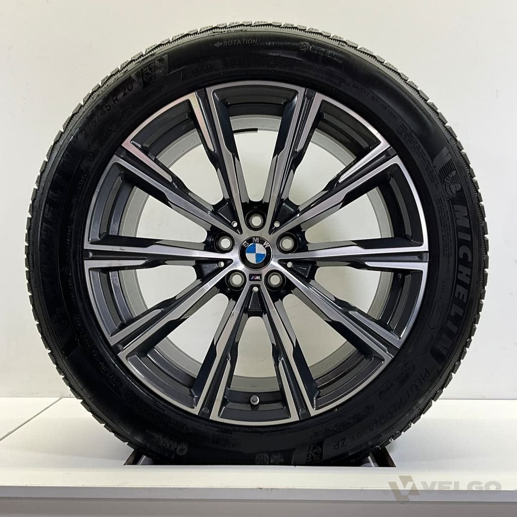 BMW X5 G05 X6 G06 SET VELGEN + WINTERBANDEN 20 INCH ORIG. 74, Auto-onderdelen, Gebruikt, Banden en Velgen, Info@velgo.nl, Velgo