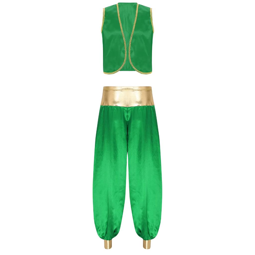 Groen arabische prins kostuum, Verzenden, Nieuw, Overige maten, Kleding