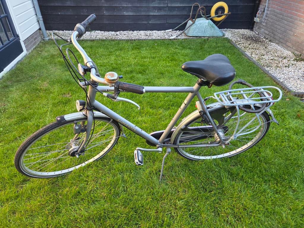 Oude fiets met gebreken - opknapper of voor onderdelen, Gebruikt, Velgrem, Versnellingen, 53 tot 57 cm