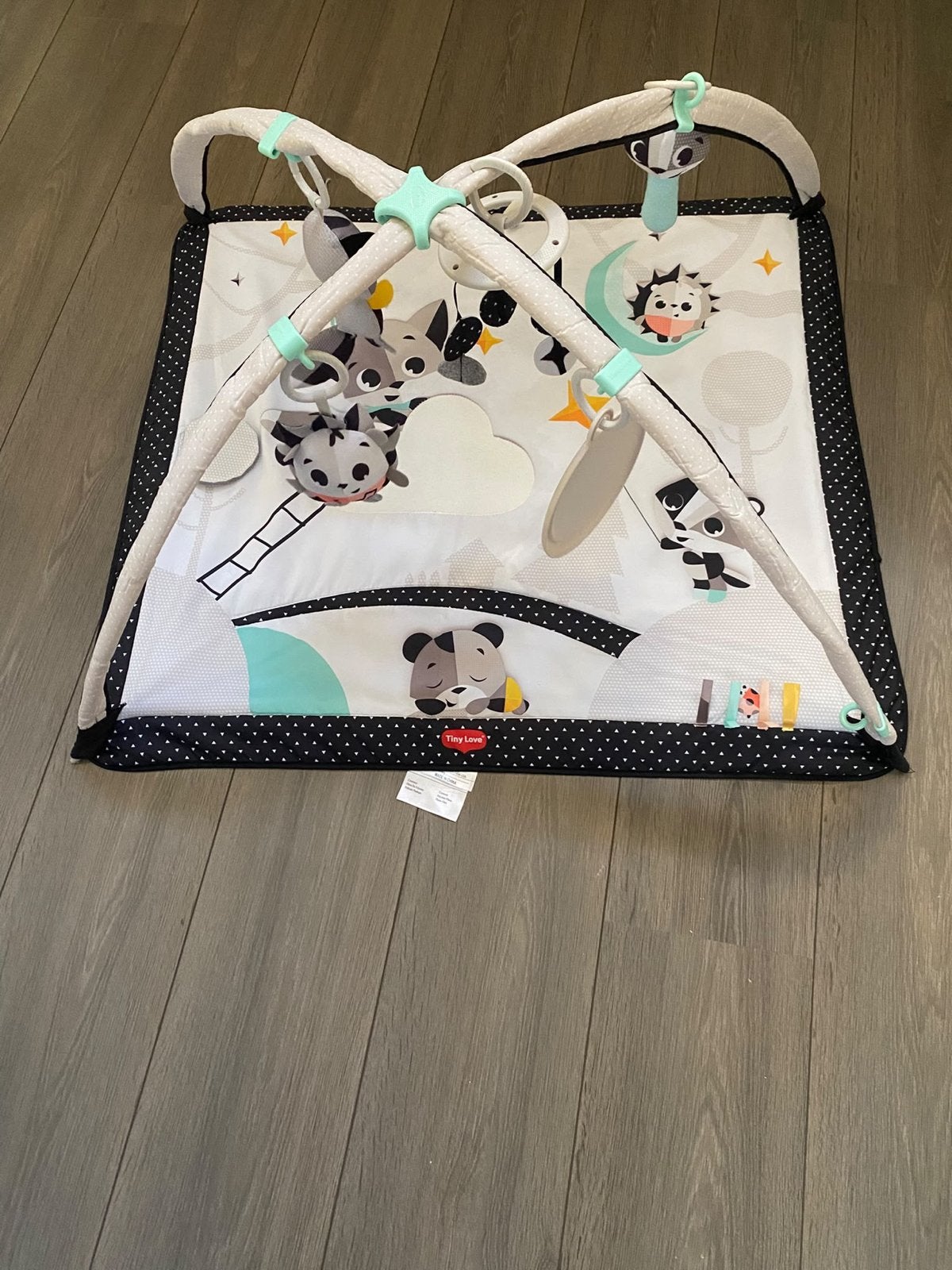 Tiny Love Speelkleed met Babygym - Zwart/Wit Design, Kinderen en Baby's, Ophalen of Verzenden, Gebruikt, Speelkleed
