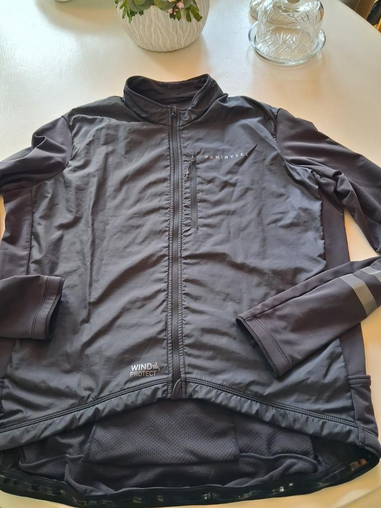 Van Ryssel fietsjack xl /L zwart ZGAN., Ophalen of Verzenden, XL, Bovenkleding