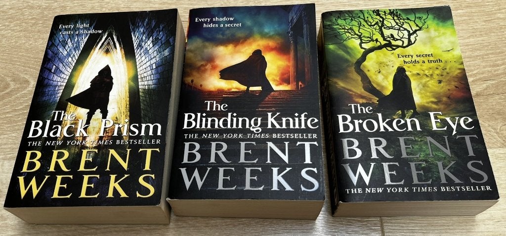 Brent Weeks - Night Angel alle 3, Lightbringer 1-3/5 Engels, Boeken, Ophalen of Verzenden, Zo goed als nieuw, Brent Weeks