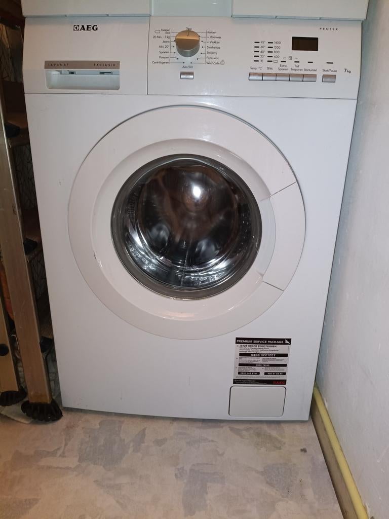 AEG Lavamat Exclusiv 7kg Wasmachine - Goede Staat, Gebruikt, Ophalen of Verzenden, Voorlader, 85 tot 90 cm