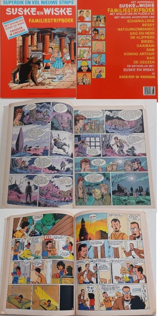 suske en wiske familiestripboek, Boeken, Stripboeken, Eén stripboek, Ophalen of Verzenden, Gelezen, Willy Vandersteen