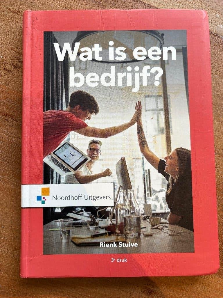 Wat is een bedrijf? – 3e druk – Noordhoff – HBO Studieboek, Ophalen of Verzenden, Beta, Zo goed als nieuw, HBO
