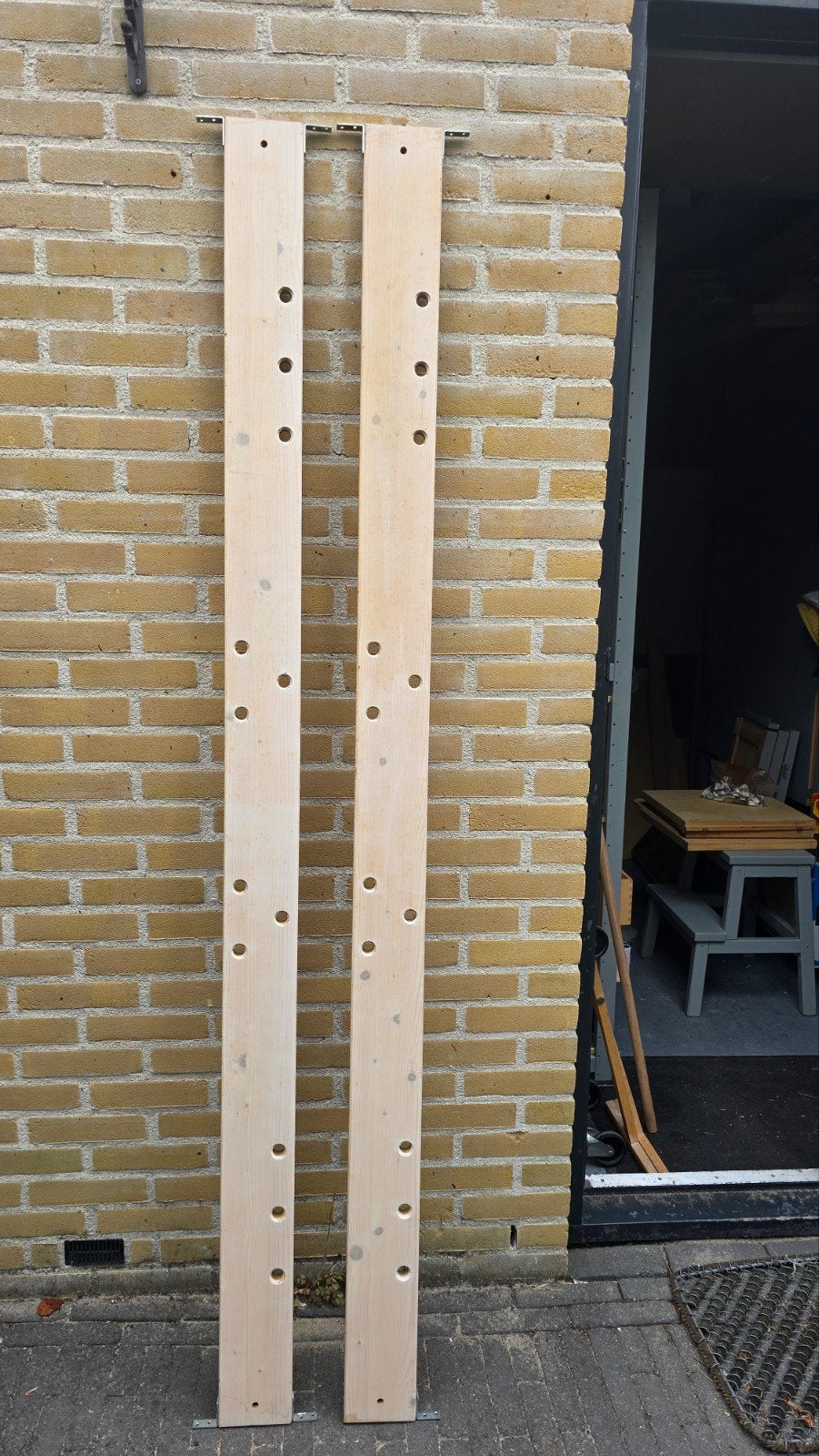 Lundia anti-uitvalplank voor hoogslaper, Ophalen, Gebruikt, Eenpersoons, 90 cm