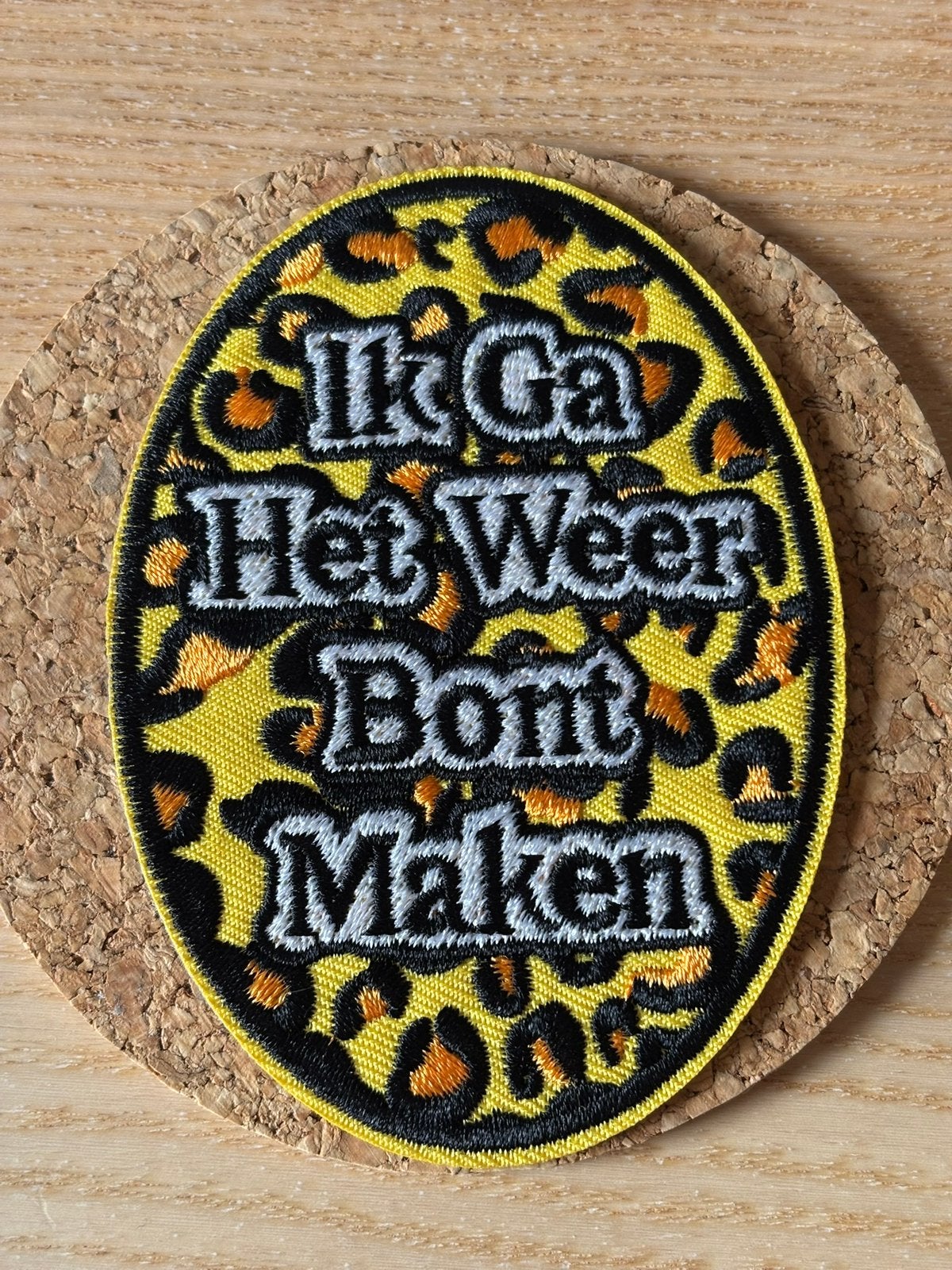 Oeteldonk embleem 31, Carnaval, Verzenden, Nieuw, Overige maten