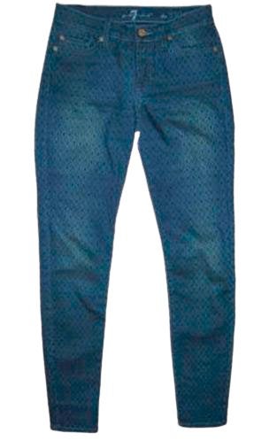 7 Seven for All Mankind skinny jeans Mt. W26 / XS, Blauw, Ophalen of Verzenden, Zo goed als nieuw, W27 (confectie 34) of kleiner