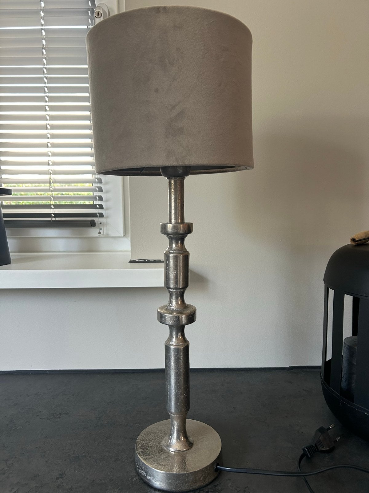 Sfeervolle lamp met kap, ophalen in Kerkenveld, Ophalen, Gebruikt, Metaal, Minder dan 100 cm