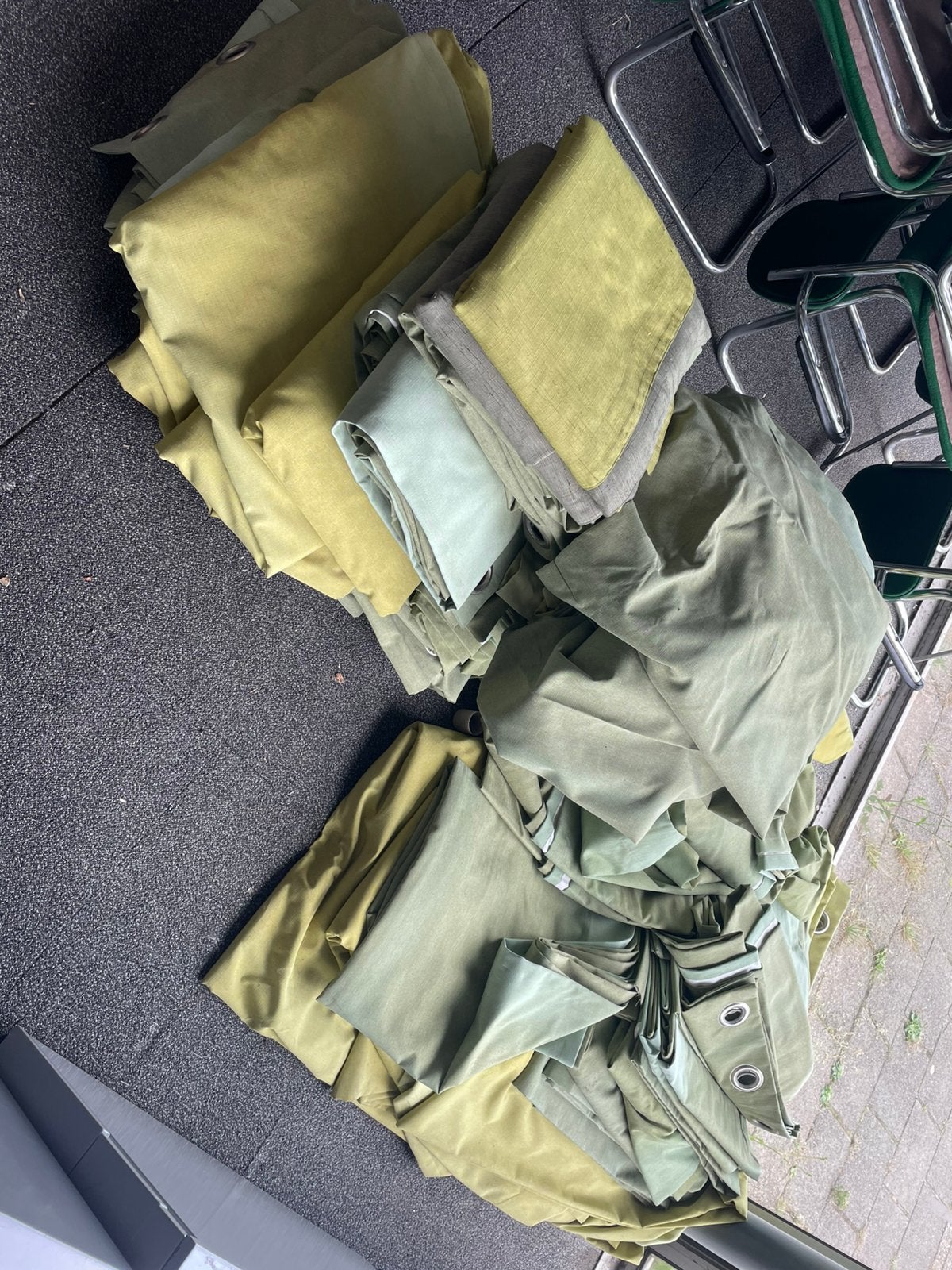 Partij Gordijnen Gratis, Ophalen, Gebruikt, X, X