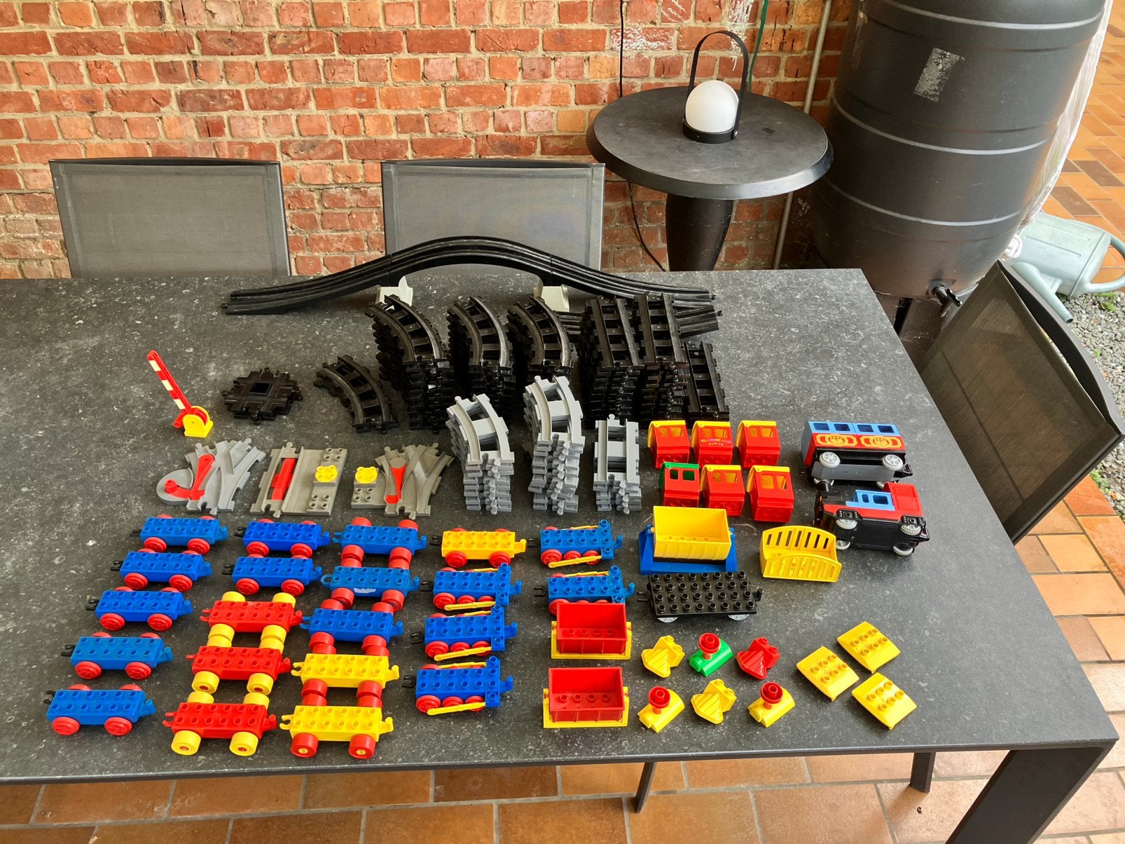 Lot Lego Duplo treinen, Ophalen of Verzenden, Gebruikt