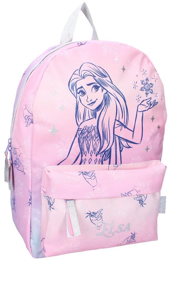 Frozen rugzak Elsa Kinder rugtas roze  nieuw, Disney of Dora, 25 tot 40 cm, Nieuw, Ophalen of Verzenden