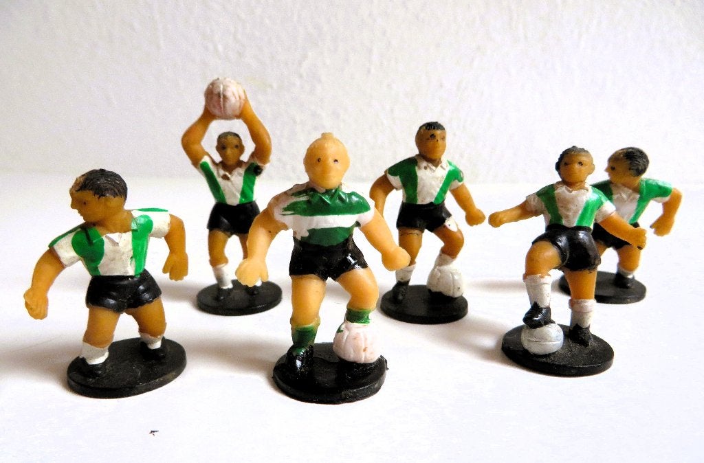 Set Vintage Voetbal Poppetjes, Verzamelen, Poppetjes en Figuurtjes, Ophalen of Verzenden, Gebruikt