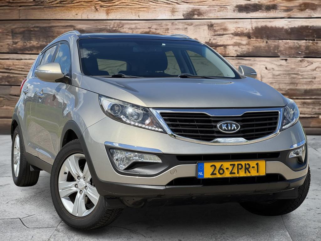 Kia Sportage 2.0 Plus Pack 164PK | ECC | NAVI | NL Auto | NA, Auto's, Kia, Stof, Gebruikt, Zwart, 4 cilinders