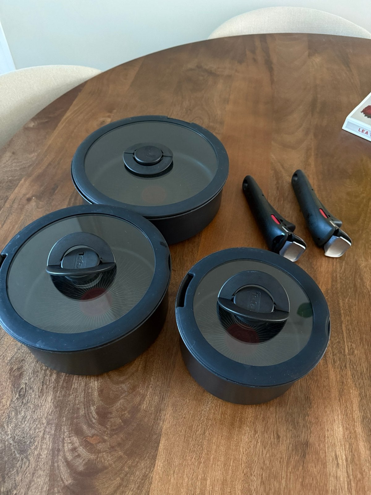 Tefal Ingenio Pannenset met afneembare handvatten en deksels, Ophalen, Aluminium, Pannenset, Afneembaar handvat