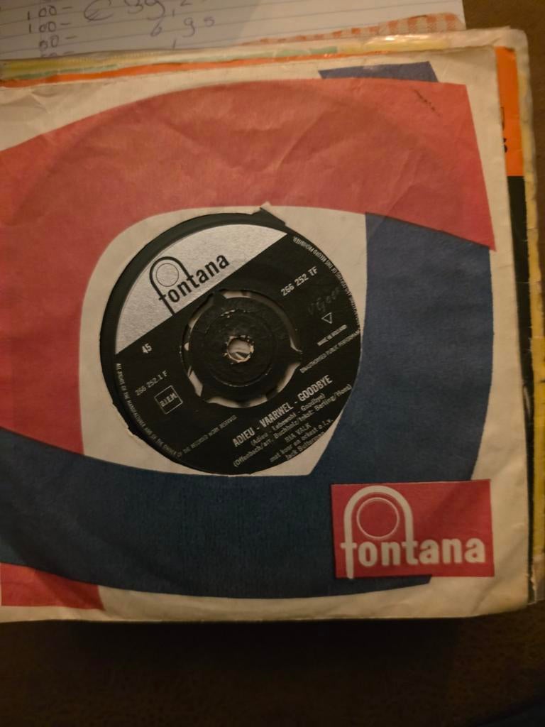 Fontana Single: Adieu - Vaarwel - Goodbye (Nirvana), Cd's en Dvd's, Vinyl Singles, 7 inch, Ophalen of Verzenden