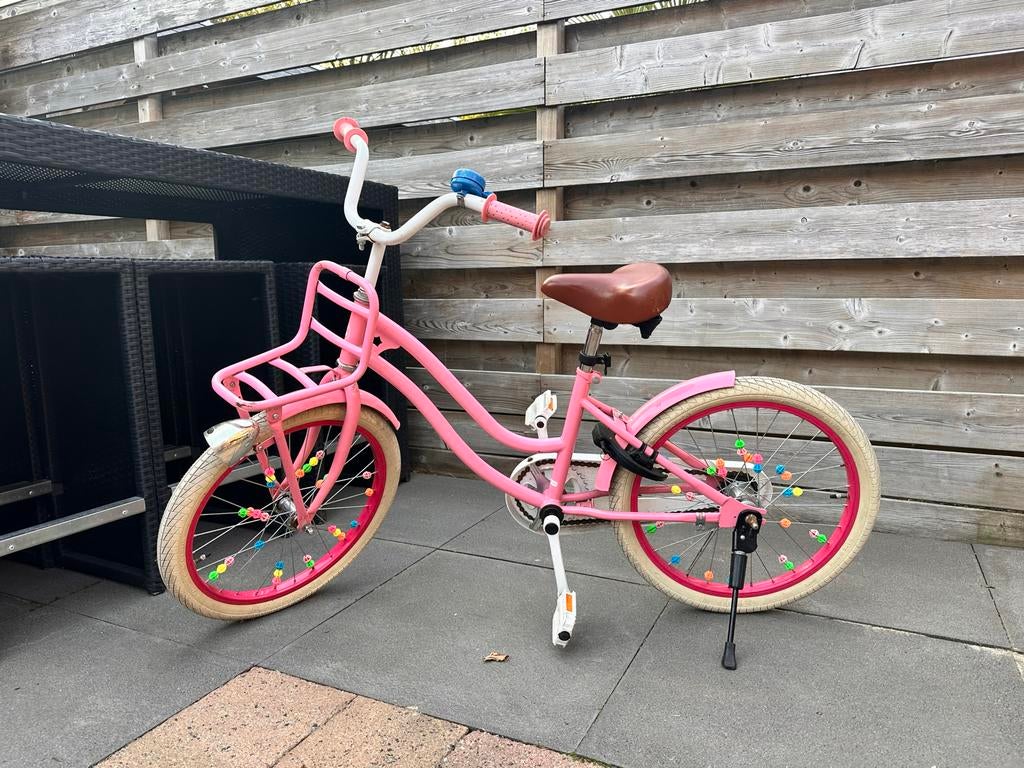 Roze kinderfiets 20 inch, Ophalen of Verzenden, Gebruikt, Terugtraprem, 20 inch