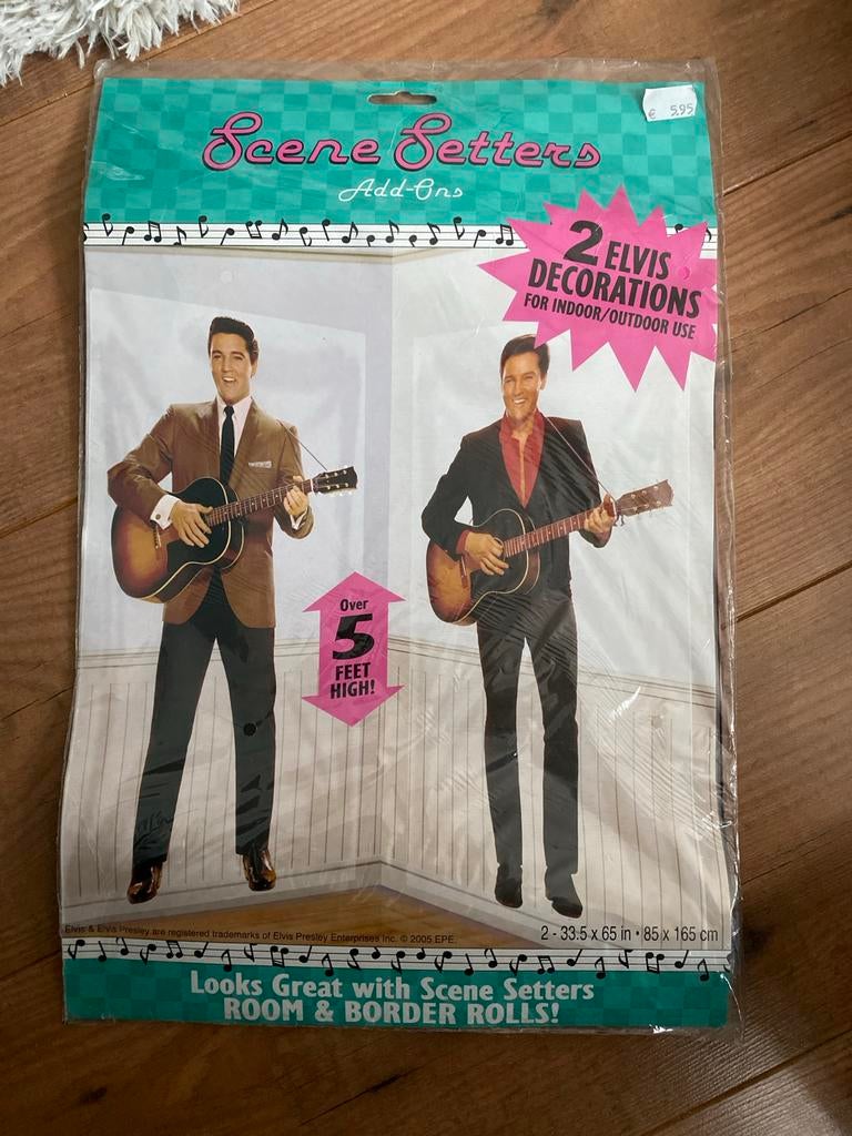 2 Elvis Decoraties voor Binnen/Buiten - Meer dan 1.5m hoog!, Ophalen of Verzenden, Nieuw, Versiering, Overige