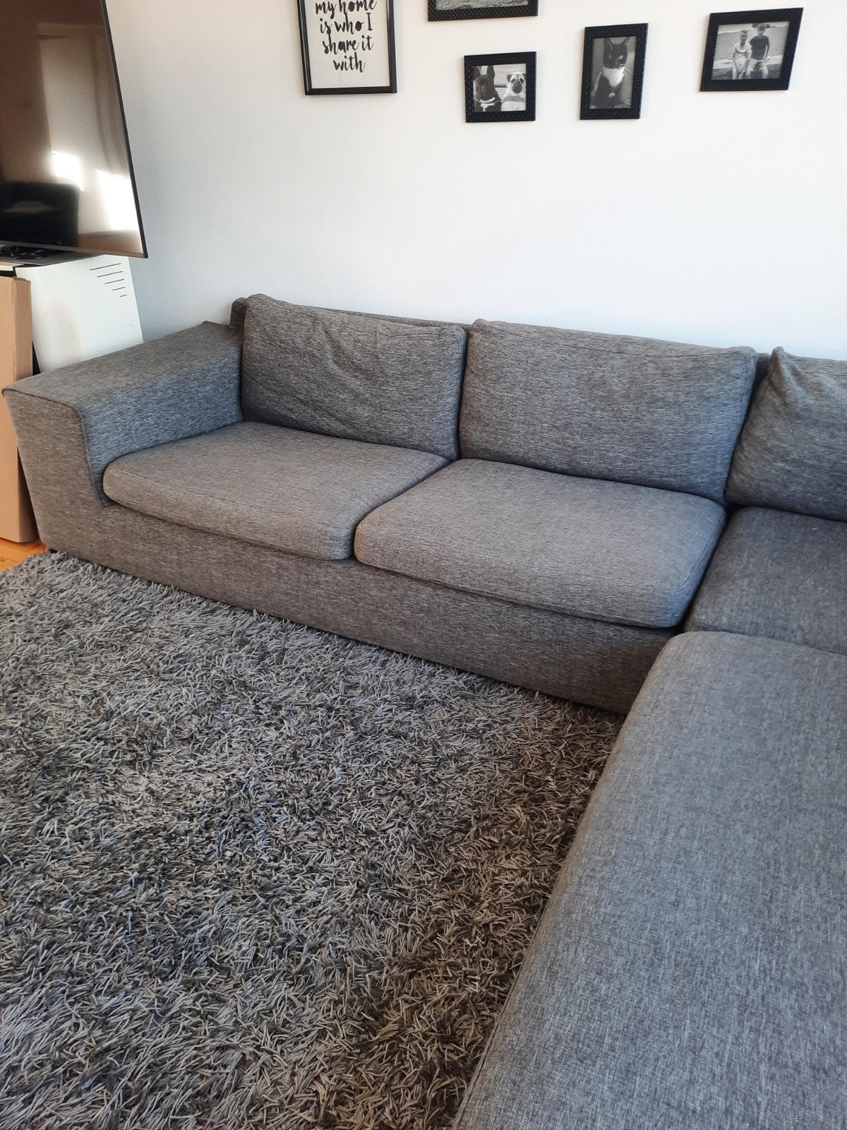 Mooie hoekbank, Huis en Inrichting, Ophalen, 250 tot 300 cm, Gebruikt, Hoekbank