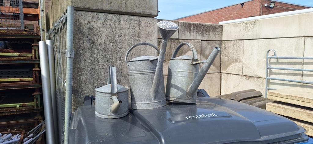 Vintage Zinken Gieter - Diverse Maten Beschikbaar, Ophalen of Verzenden, Gebruikt, Metaal