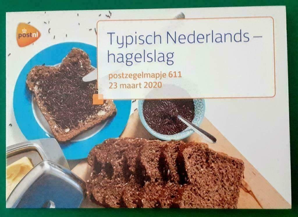 Postzegelmapje 611 - Typisch NL Hagelslag, Verzenden, Na 1940, Postfris
