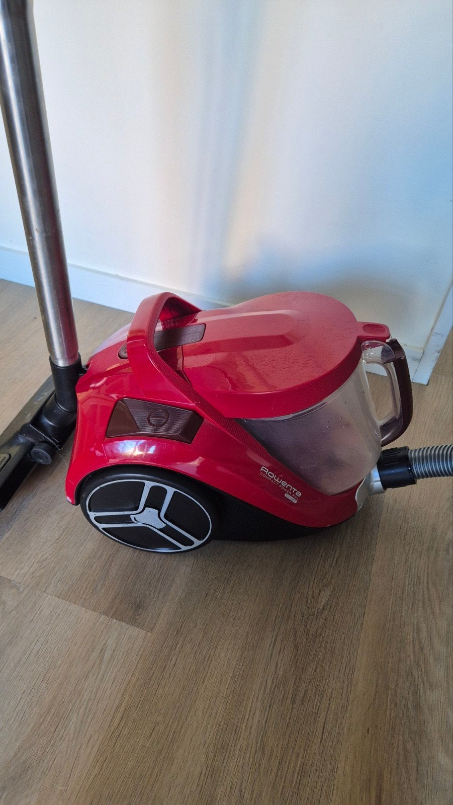Rowenta Compact Power Cyclonic stofzuiger - Rood, Gebruikt, Reservoir, Ophalen, Rowenta