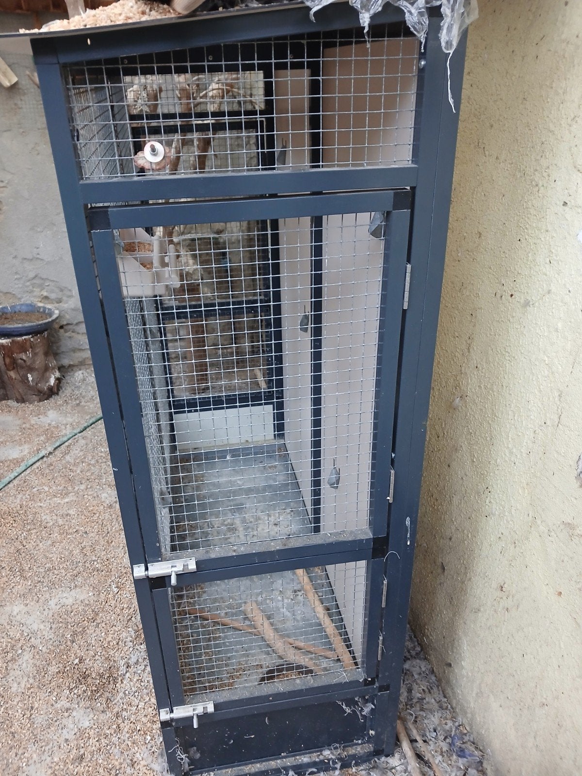 aluminium kooi te koop, Ophalen, Gebruikt, Aluminium, Broedkooi of Kweekkooi