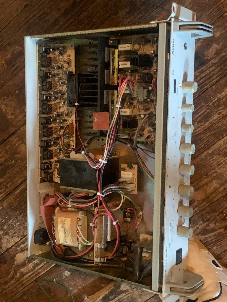 Omroep versterker Philips, Ophalen of Verzenden, Gebruikt, 60 tot 120 watt, Overige merken