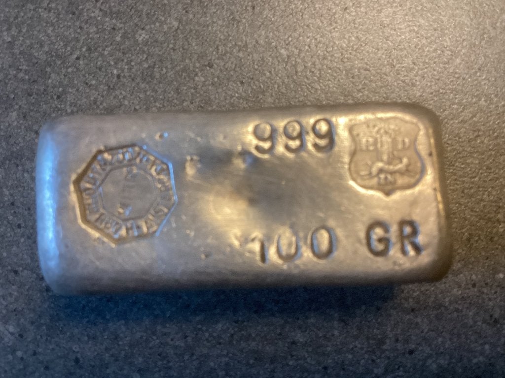 Drijfhout. 100 gr. zilverbaar, Ophalen of Verzenden, Zilver