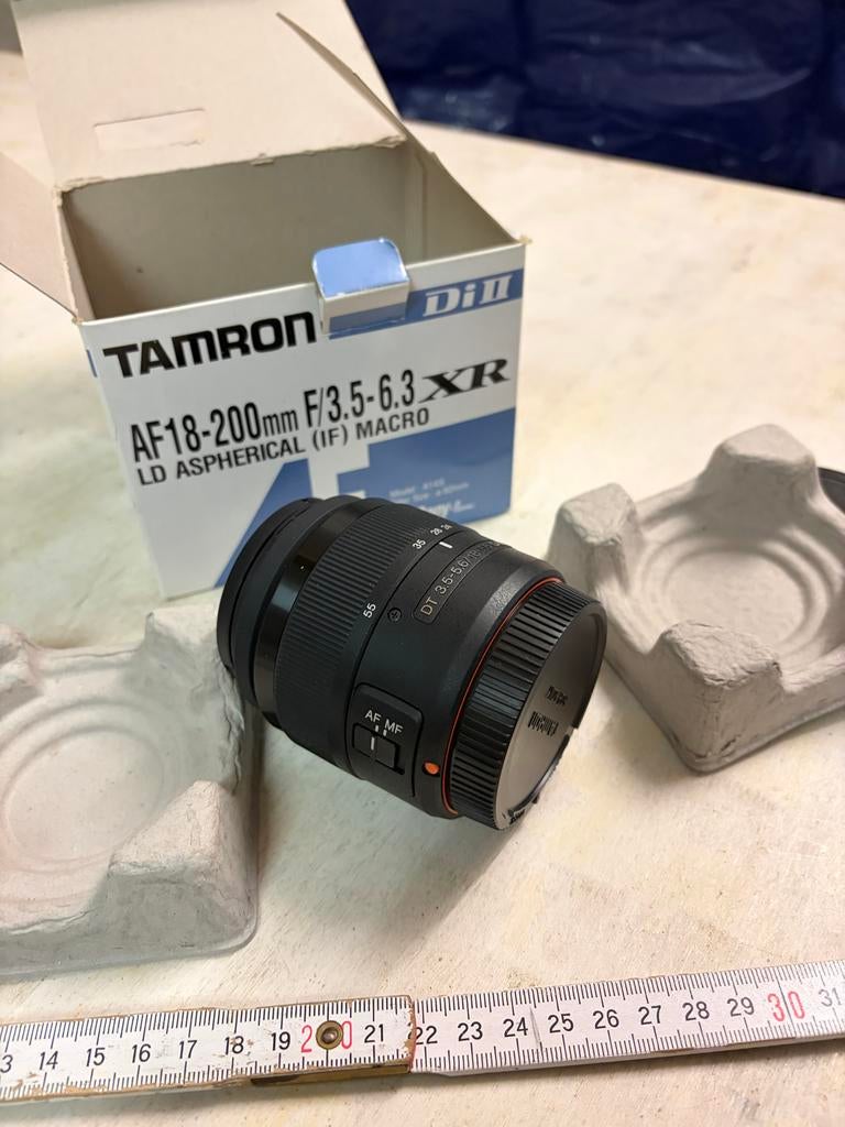 Tamron AF18-200mm F/3.5-6.3 XR LD Aspherical (IF) Macro lens, Audio, Tv en Foto, Fotografie | Lenzen en Objectieven, Ophalen, Zo goed als nieuw