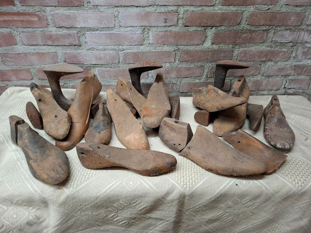 Oude Schoenleesten en Schoenmallen - Vintage Decoratie, Ophalen