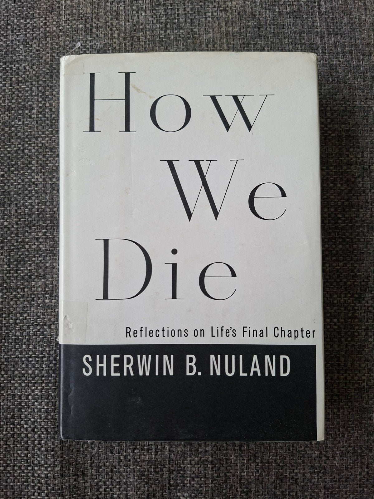 How we die - Sherwin B. Nuland, Ophalen of Verzenden, Gelezen, Sherwin B. Nuland