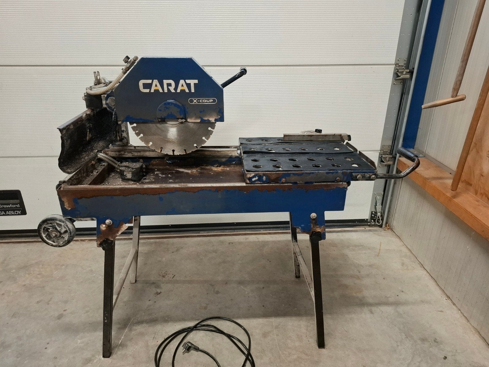 Goed werkende Carat X coup 350 tafelzaag, Gebruikt, Cirkelzaag, 70 mm of meer, Ophalen of Verzenden
