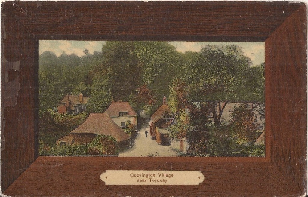 Cockington Village near Torquay 1908, Ophalen of Verzenden, Voor 1920, Gelopen, Engeland