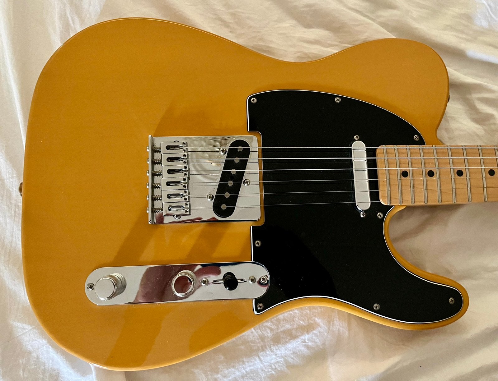 Fender Telecaster Player butterscotch 2019 MN topstaat, Ophalen, Zo goed als nieuw, Solid body, Fender