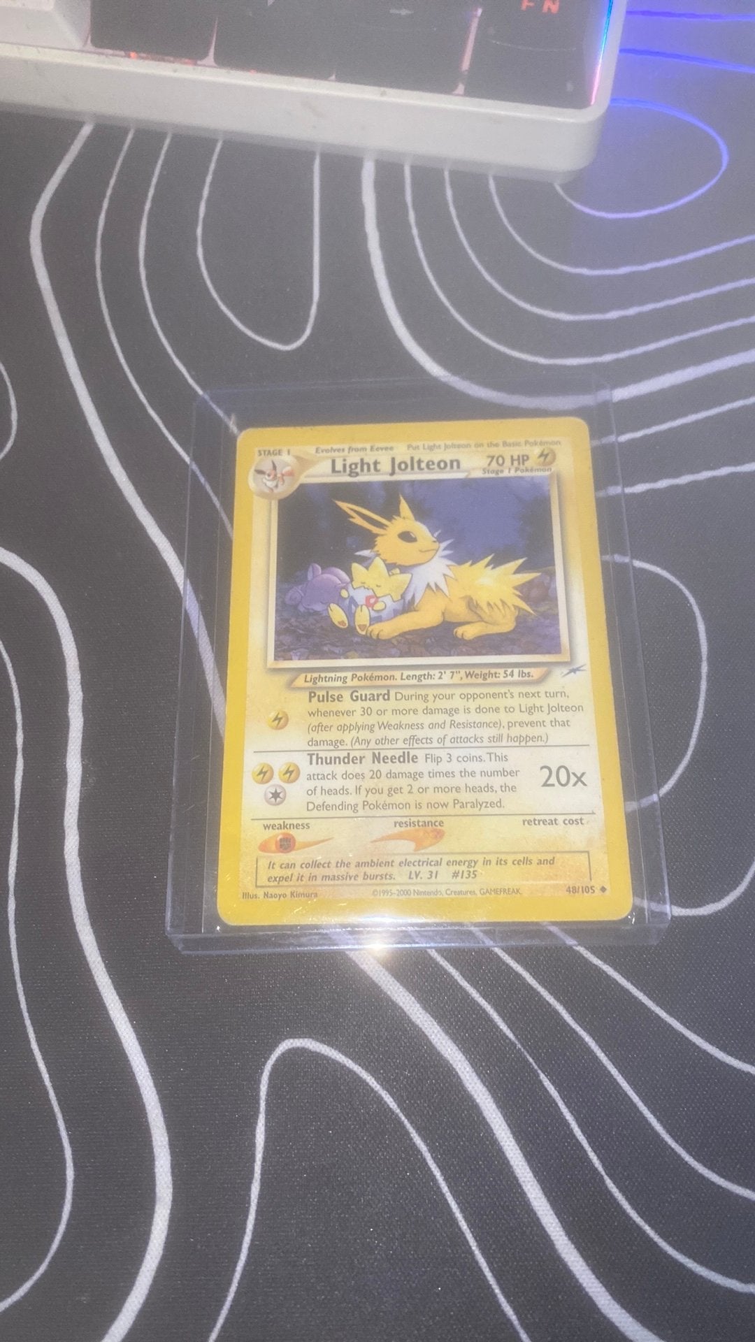 Light jolteon 48/105 poor, Ophalen, Zo goed als nieuw
