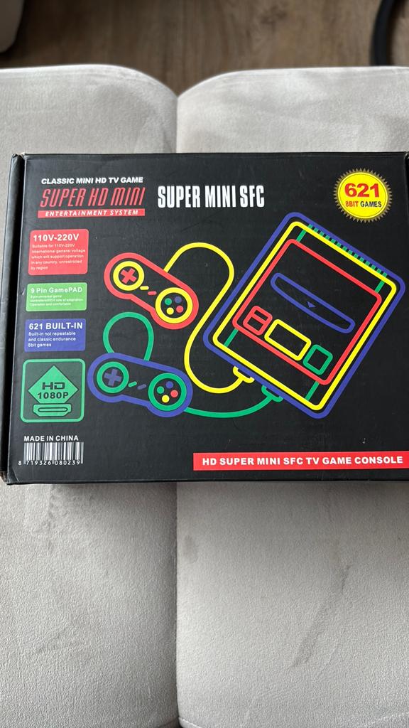 Super HD Mini SFC TV Game Console met 621 ingebouwde games, Spelcomputers en Games, Spelcomputers | Overige, Nieuw, Overige merken