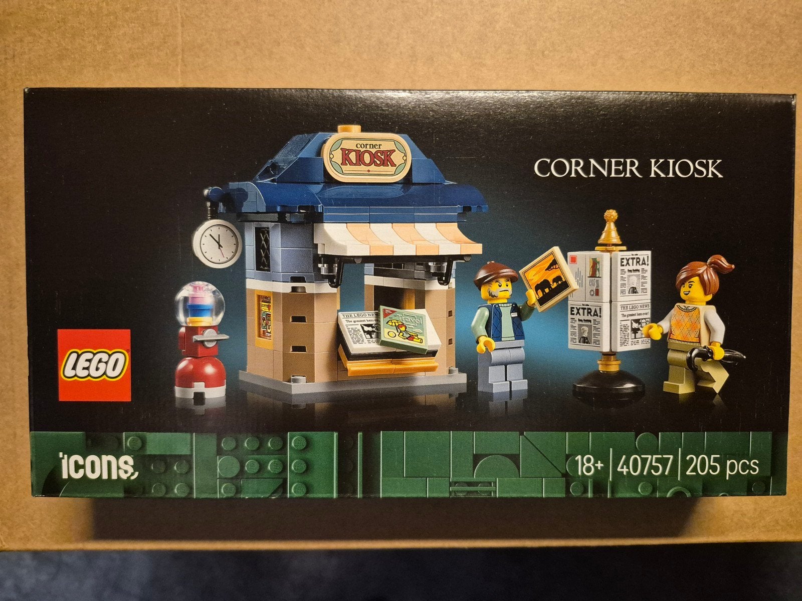 te koop lego 40757 corner kiosk, Ophalen of Verzenden, Nieuw, Complete set, Lego