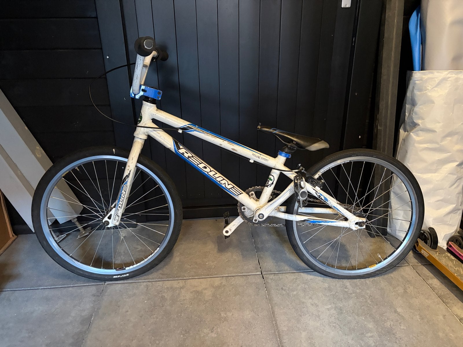 Redline BMX fiets - Achterband moet gemaakt worden, Ophalen, Gebruikt, Staal, Velgrem