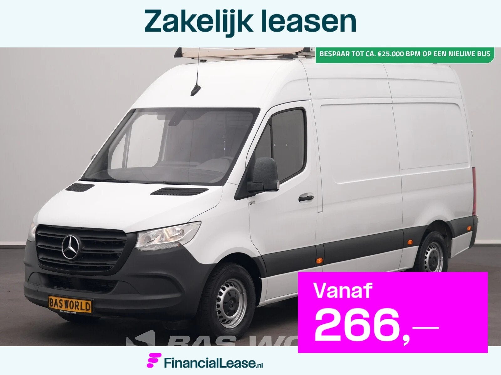 Mercedes Sprinter 311 CDI L2H2 Imperiaal Achterwielaandr. Ai, Stof, Gebruikt, Euro 6, 4 cilinders