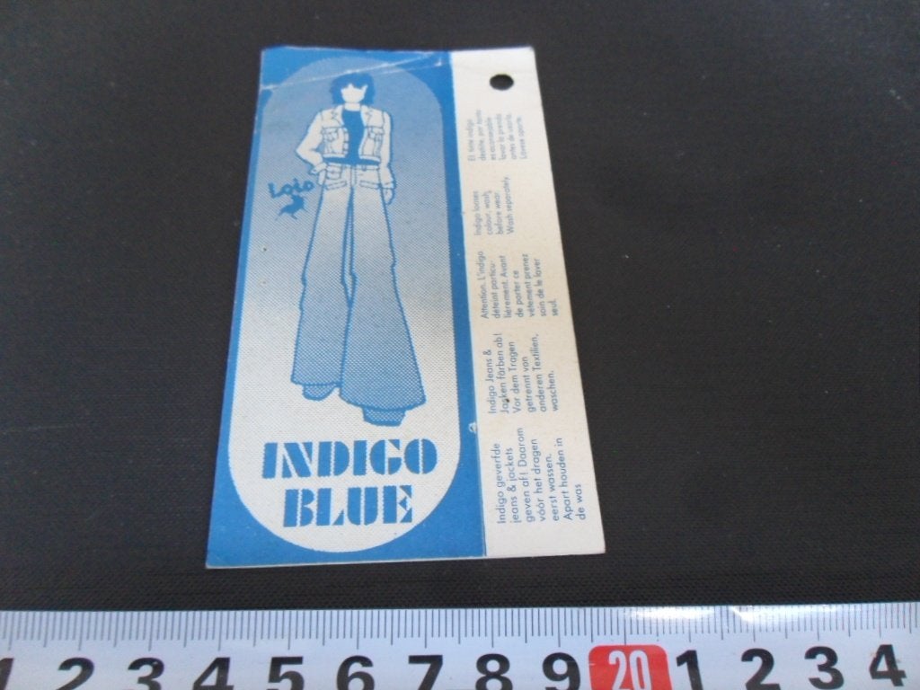sticker LOIS Indigo Blue  GN190, Verzamelen, Ophalen, Zo goed als nieuw