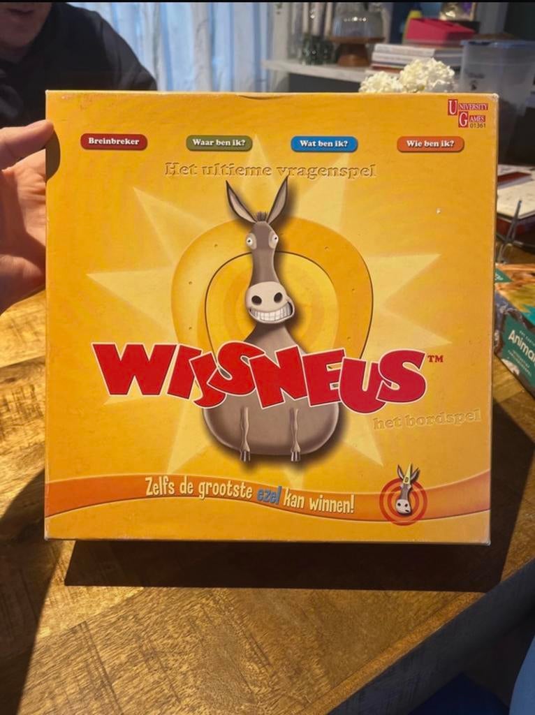 Wijsneus het bordspel - Het ultieme vragenspel, Drie of vier spelers, Ophalen of Verzenden, Gebruikt