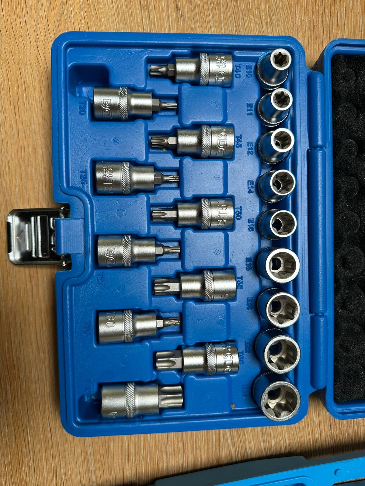 E-Torx + Torx doppenset opname 1/2”, Ophalen of Verzenden, Zo goed als nieuw
