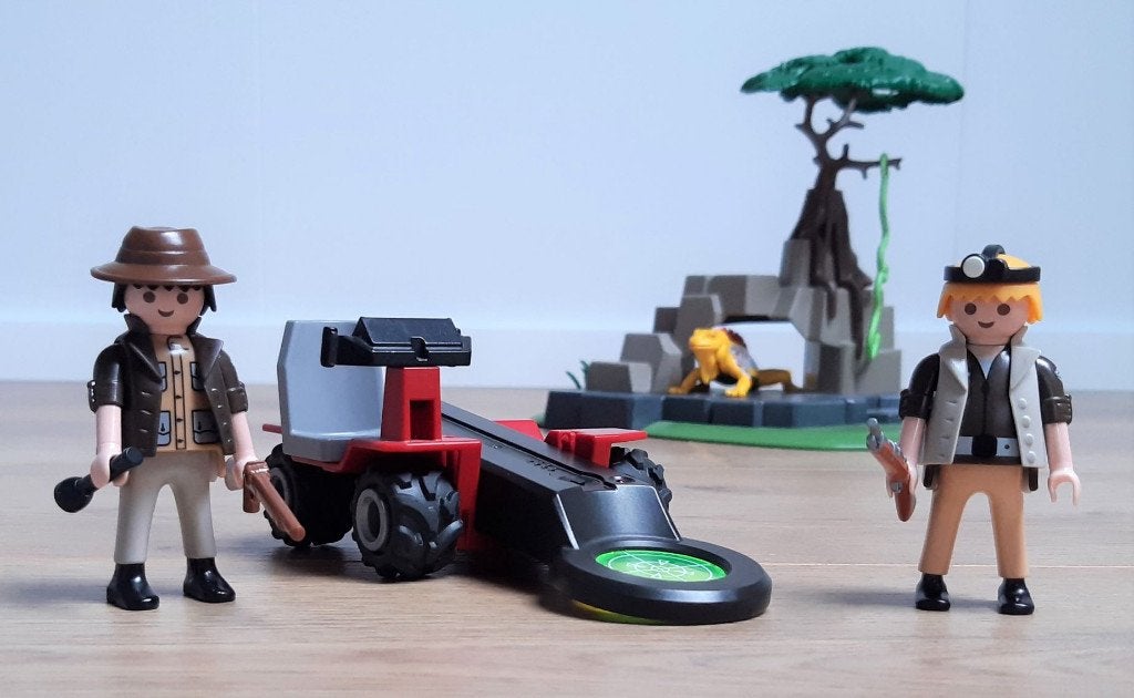 Playmobil 4847 Schattenjager met kristaldetector, Complete set, Voertuig, Ophalen of Verzenden, Zo goed als nieuw