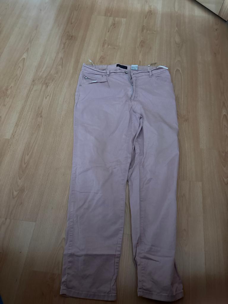 Biaggini Roze Broek - Maat M, Kleding | Dames, Broeken en Pantalons, Maat 38/40 (M), Ophalen of Verzenden, Zo goed als nieuw, Roze